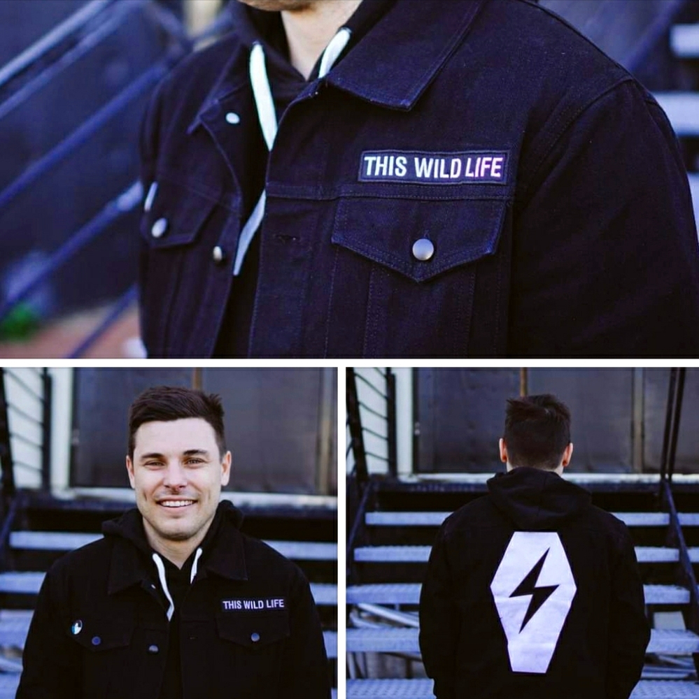 Brand New! TWL Limited Black Jean Jacket Patch Pin